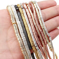 3mm/4mm/6mm/8mm Black/gold/rose Gold Small Size Circular Hematite Spacer Beads for DIY Bracelet Necklace Jewelry Accessories