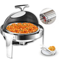 YITIAN Catering Chaffing Dishes Buffet Stainless Steel Luxury Food Warmer Gold Hydraulic Cheffing Chafing Dish Buffet Set