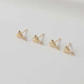 Bulk Price Jewelry Findings Brass 925 Silver Pin Heart Shape Earring Accessories With14k Gold Plating DIY Accessories