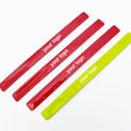 Cheap Custom Adjustable Smart Watch Printed Elastic Woven Snap Rubber Bands PVC Reflective Slap Bracelet Wristband Children