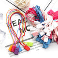 Length 170 mm Color Tag Polyester Rope Rectangular Hanging Tablets Garment Luggage Lanyard Tag Rope Label Line