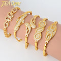 Wholesale Fashion Ladies 18k Gold Copper Brass Bracelet for Women