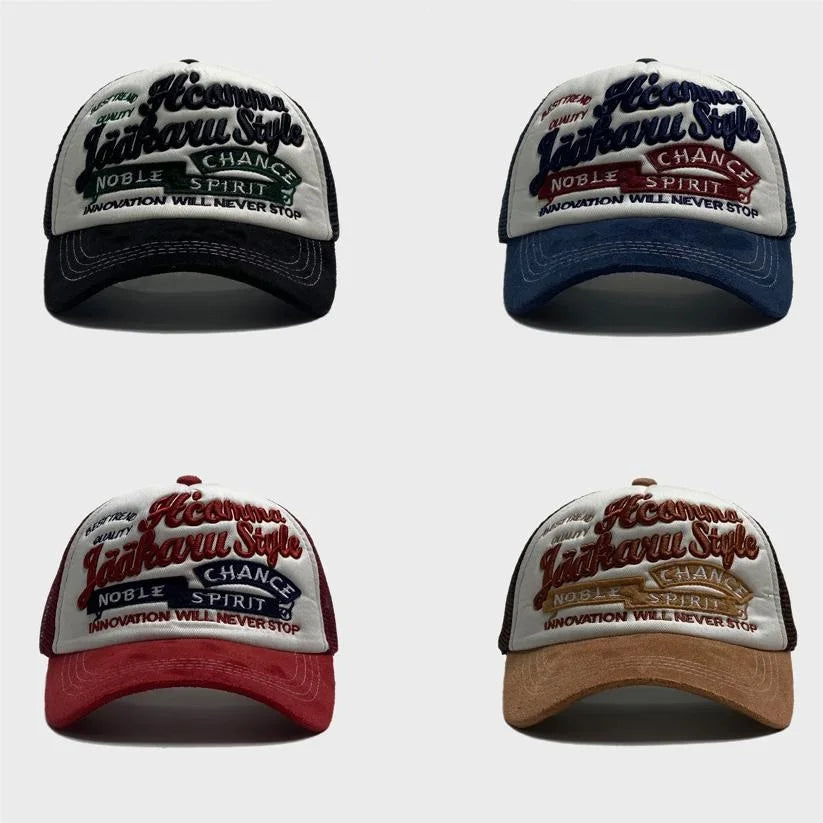 Fashion 5 Panel Trucker Cap Street Hat Caps for Men Custom