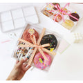 Donuts Box Custom Printed Packaging Paper with logo Boxes Sweet Cardboard for Gift Dessert Cakes Bakery