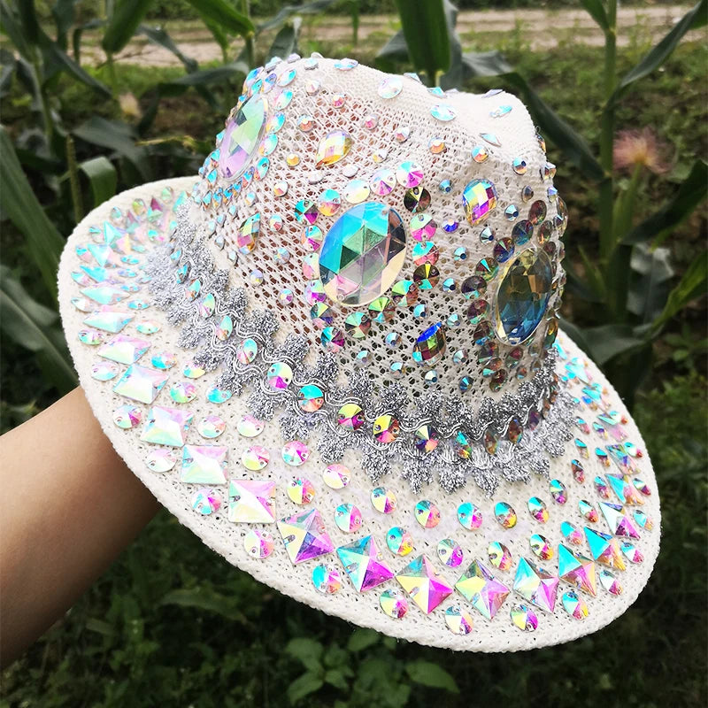 Captain Hats Performance Stage Carnival Dance Show Festival Fashion Handmade Adult Costume Party Hat