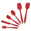 Silicone Spatula 6 Piece SetHeat-Resistant SpatulasNon-stick Rubber Spatulas With Stainless Steel Core