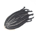 Men's Mongolian Virgin Human Hair Q6 Lace Toupee - HD White Cornrow Braids Topper Glueless Invisible Hair Replacement