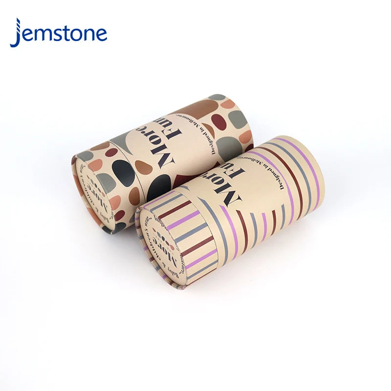 Custom Eco-Friendly Round Paper Tube Cardboard Kraft Tube Paper Scarves Clothes Cylinder Packaging for Shirt Packaging