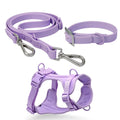 Dog Collars Leashes Set Breathable Dog Harness Pet Manufacturer Cat Harness Collars for Small Large Dog Chest Strap Outdoor Vest