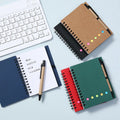 Kraft Paper Note Book Combination Note Paper Convenience Stickers n Times Stickers Notice Stickers Set Customization