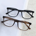 Vintage Clear Square Frame Glasses Women Oversized Clear Lens Eyewear Simple Glasses Frame Anti Blue Light Lens Optical