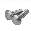 M4 to M12 Square Neck Carriage Bolts 304 Stainless Steel Plain Finish DIN Standard
