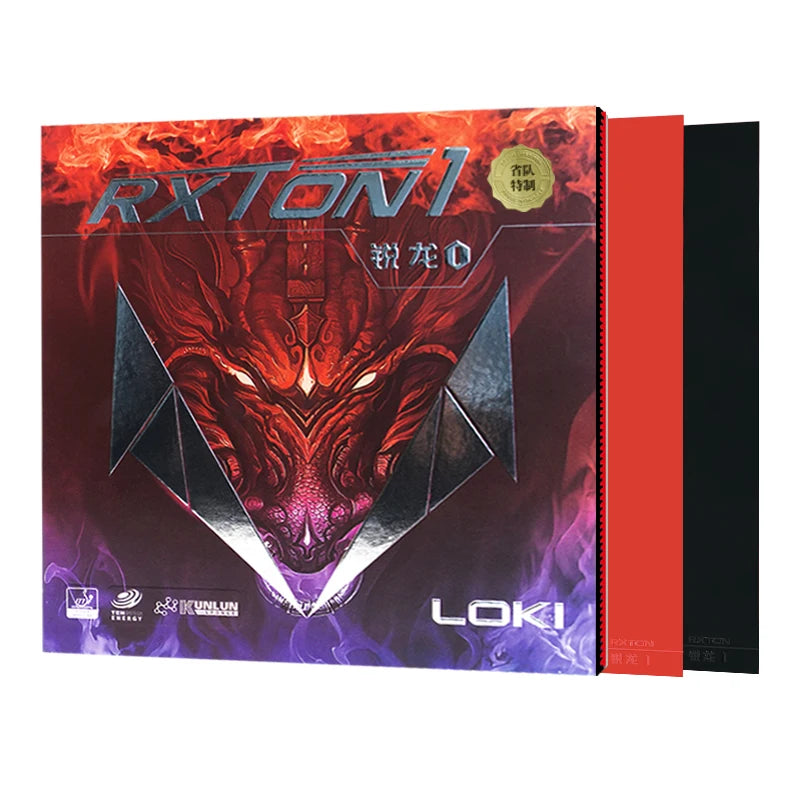 Loki High Elastic Rxon1-Special Ping Pong Rubber 2.1mm ITTF Table Tennis Rubber for Training