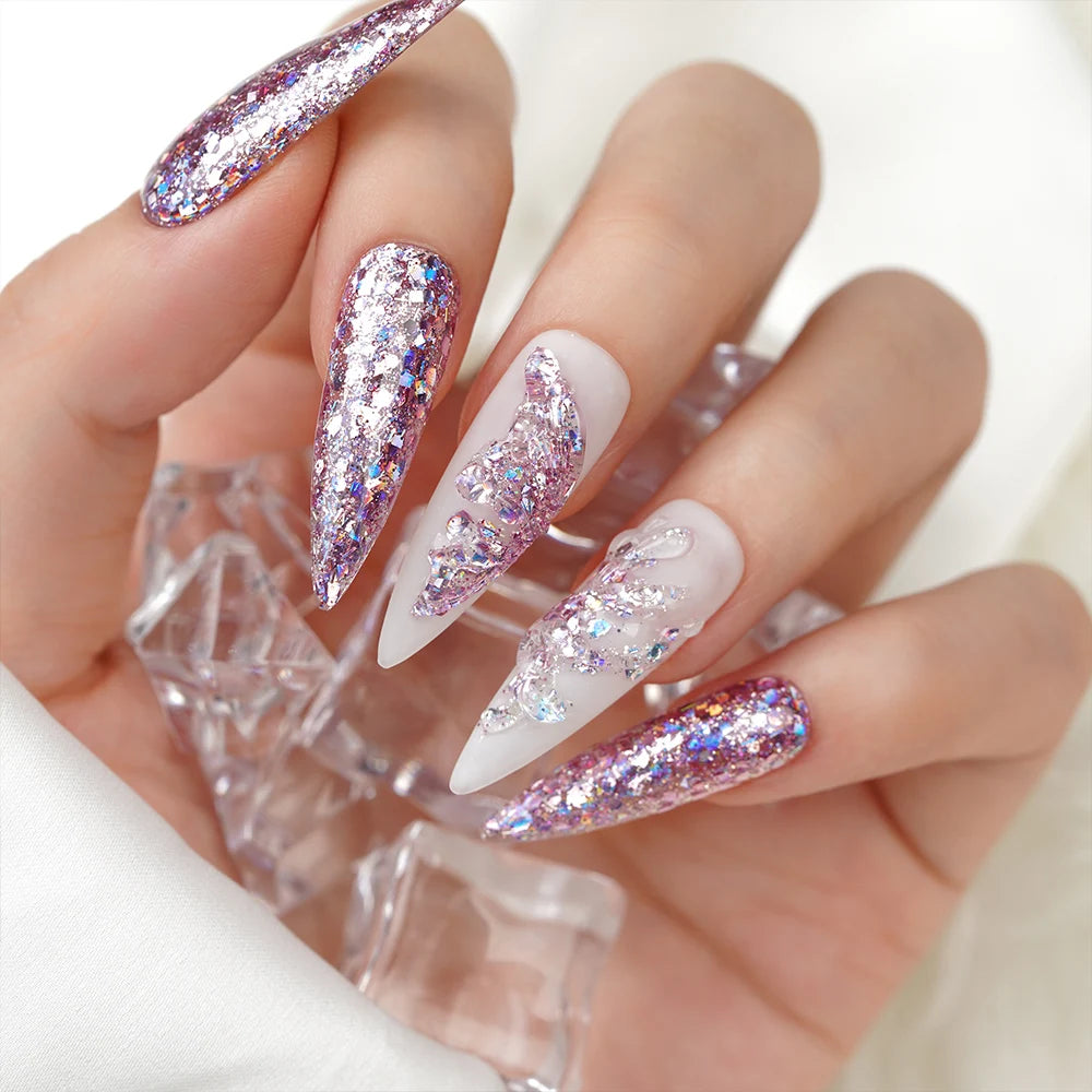 Missgel Diamond Glitter Mood Change Gel Wholesale Supplies Soak Off Polish Esmalte En Uv-gel Smalto Semipermanente Nail UV Gel