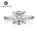Wholesale Price 3 Carat Cushion Cut Cubic Zirconia Sterling Silver Bridal Set Wedding Ring Vintage Engagement Ring