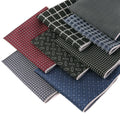 Popular Black Hanky Floral Polk Dot Handchief Pocket Square Custom Embroidered Handkerchief for Men