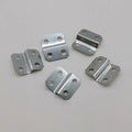 Heavy Duty Universal 23*26mm Z-shaped Iron Silver Zinc Plated 0.7mm Thickness Connector Fastener Triangle Right Corner Bracket
