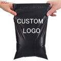 Custom Logo Sustainable Black Large Mailing Bags Big Delivery Clothing with Customizable Logo