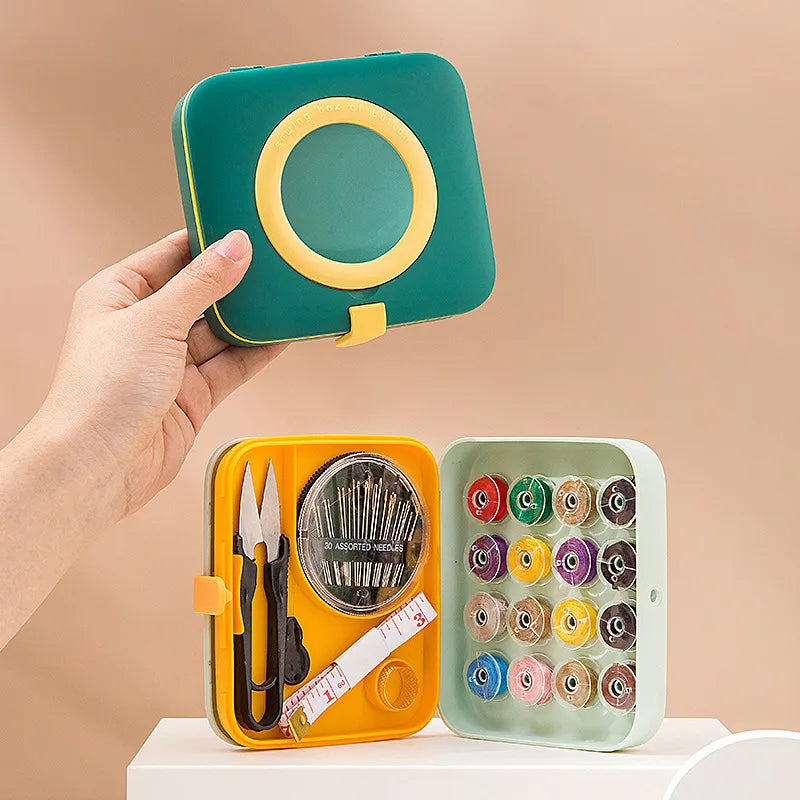 Hot Selling Rortable Sewing Kit Multifunctional Needle and Thread Storage Box Sewing Box