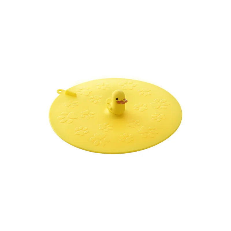 Cartoon Silicone Kitchen Sink Plug Shower Filter Drain Cover Strainer Drainer Floor Drain Hair Catcher Bathroom Accessories