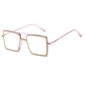 NEW Fashion Luxury Designer Bling Rhinestone Metal Eyeglasses Trendy Square Diamond Shaped Women Glasses Frame