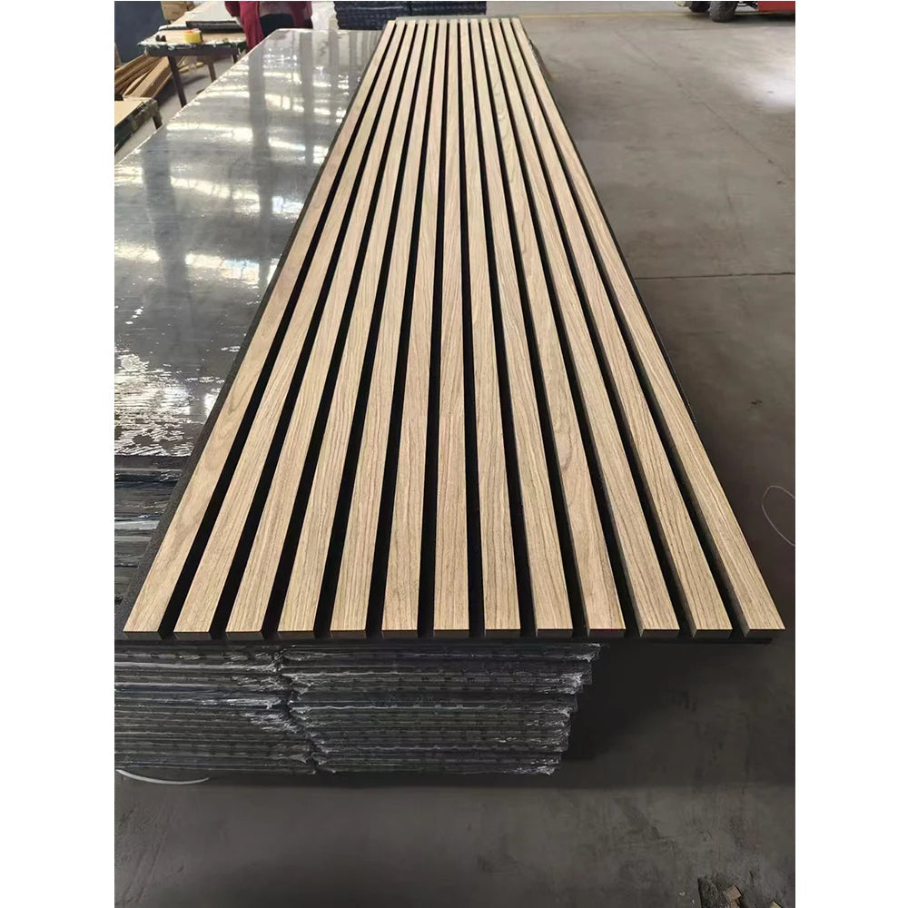 Acoustic Wall Panel School Walls PVC MDF WPC Decorative Fabric Slat Akustikpaneele Panneaux Acoustiques 3D Model Design