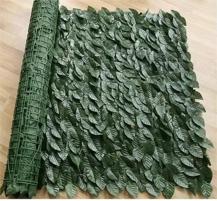Artificial Plant Fence Wall Screen Leaf and Decoration Indoor Outdoor Decoration Garden