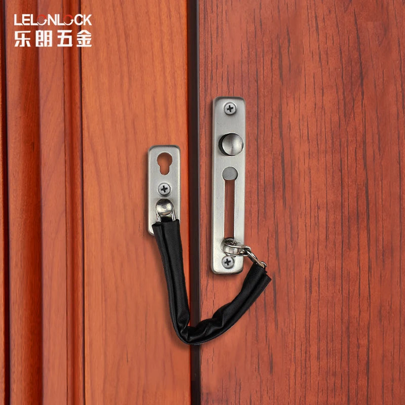 Guesthouse Hotel Room Safety Door Chain Protector Stainless Steel 304 Security Door Guard Anti-theft Chain