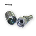 28611 04 JIS Metric Female 60 Cone Seat Straight Swaged Hydraulic Hose Ferrule Press End Fittings with Best Price for Sale