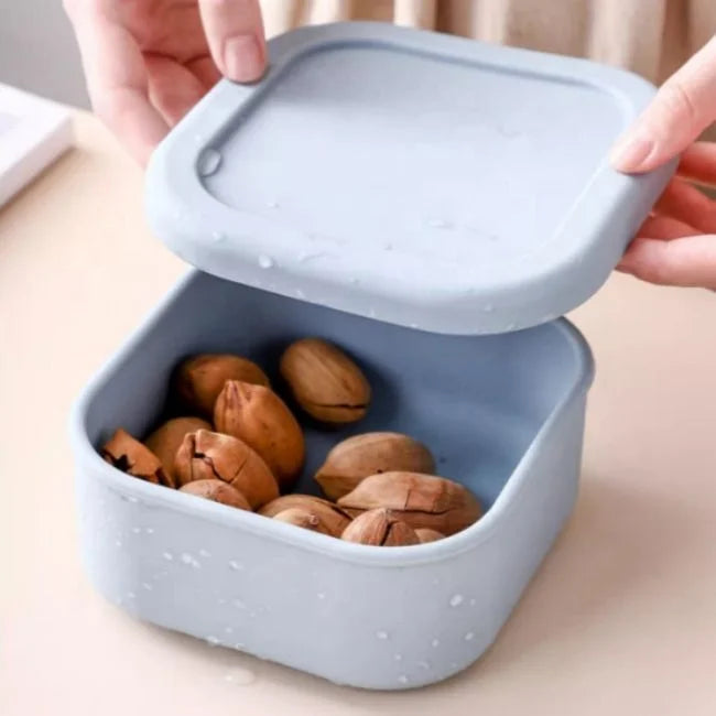 Factory Printing Logo Portable Full Silicone Food Storage Container Food Grade Silicone Bento Lunch Box