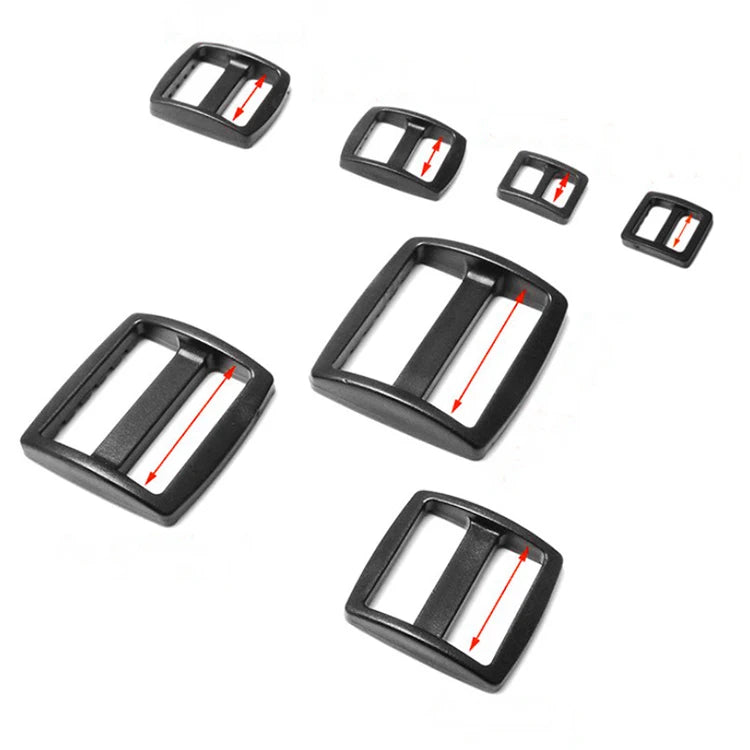 Colors Square Slider Adjustable Buckle Dog Collar Bag Plastic Tri-glide Buckle in Stock