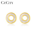 CZCITY Charm Korean Popular Earing Women Fashion Modern Designer Ear Ring Korea Sea Shell Earring