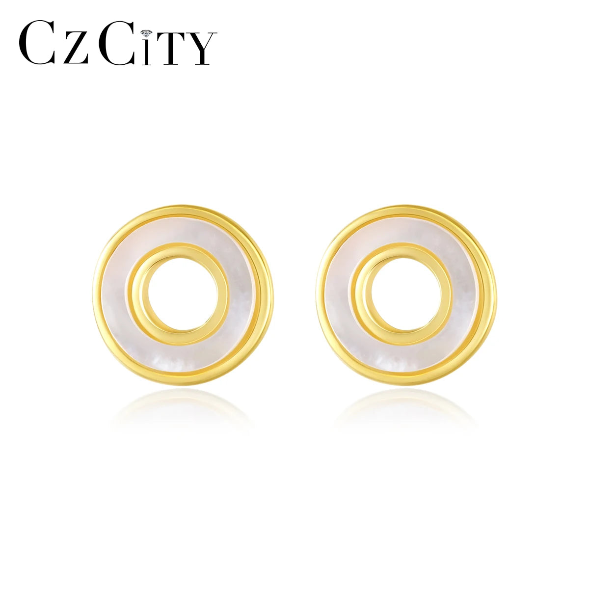 CZCITY Charm Korean Popular Earing Women Fashion Modern Designer Ear Ring Korea Sea Shell Earring