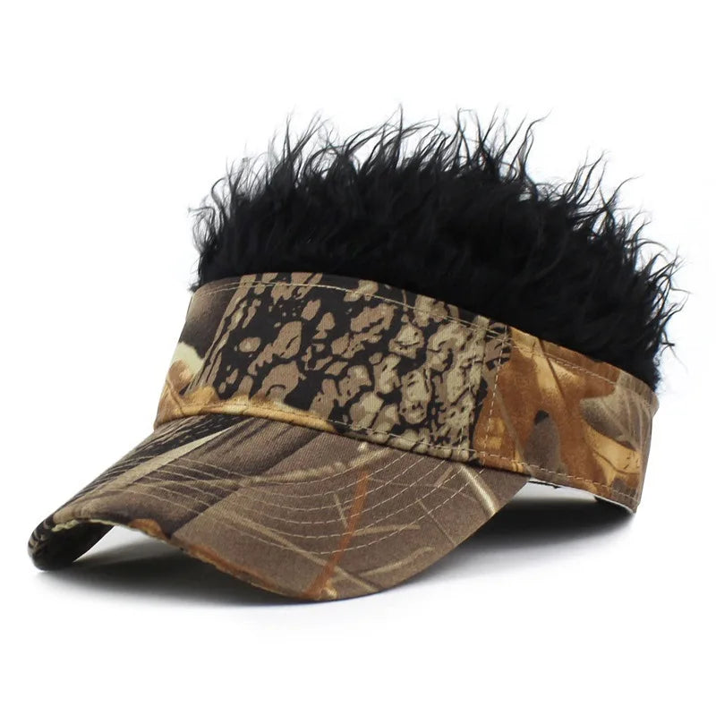 Custom Logo Hip Hop Street Unisex Common Wig Cap Hair Camouflage Baseball Cap for Men Women