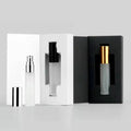 3ml 5ml 10ml Empty Mini Sample Frosted Perfume Tube Glass Cosmetic Spray Bottle with Paper Box Package
