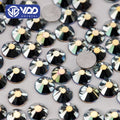 VDD 169 Sliver Beach SS4-SS30 Glass Rhinestone Crystal Flatback Strass Glitter Diamond Stones for DIY Nail Art Crafts Decoration