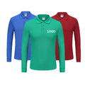 Hot Sale Custom Logo Summer Running for Polo Shirt for Men Quality 100% Cotton Knitted Long Sleeve Print Design