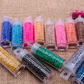 Miyuki Delica Seed Beads 11/0 Japansilver Lined Glass Beads for Jewelry Making