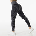 Custom Logo Zebra Print High Waist Women Workout Gym Fitness Nylon Spandex Elastic Casual Leggings Seamless