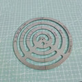 Leather Cutting Round Ruler D Stainless Steel Round Angle Ruler Handmade DIY Drawing Tool
