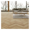 Smoked Grey Wood Small Size Herringbone 125*625mm Vinyl Rigid Core SPC Flooring
