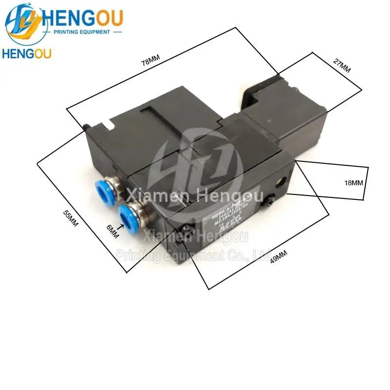 M2.184.1121/05 SM102 SM74 New Air Valve Eco Solvent Ink UV Ink Solvent Ink MEBH-4/2-QS-6-SA