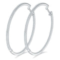 Ruizuan 30mm Moissanite Earrings 925 Sterling Silver Big Fine Jewelry Wholesale 925 Silver Bulk From Store Design