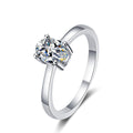 Claw Setting Oval Moissanite Jewelry Making Supplies 925 Sterling Silver Wedding Jewelry