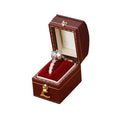 Low MOQ Engagement Ring Box Small Slim Flat Ring Case for Proposal Wedding