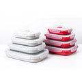 Bpa Free Silicone Mulit Size Bento Box Folding Food Storage Container Collapsible Lunch Box
