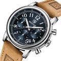 BENYAR 5190 Men Watch Chronograph Date Waterproof Sport Genuine Leather Male Wristwatch Top New Luxury Gift Man Clock Gift