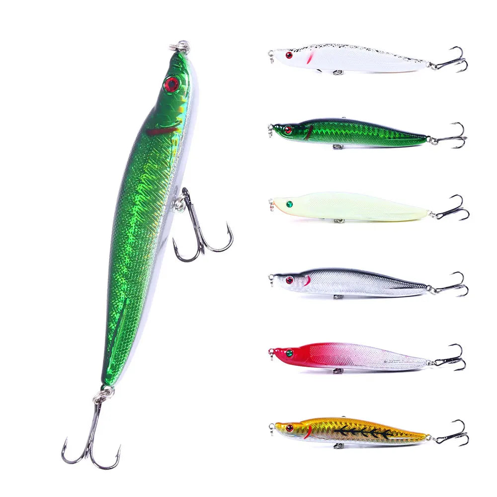 Wholesale PE012 9.5cm 16g Artificial Hard Plastic Baits Pencil Fishing Lures