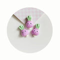 100Pcs Simulation Vegetable Fruit Planar Resin Patch Flat Back Ornament for Children Hairpin Crafts DIY Decoration Supplies