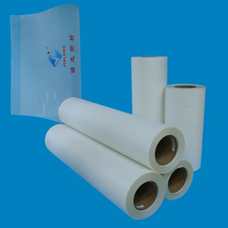 Jinlong Factory Supply DTF Film 60cmx100m 30cm 120cmx100m Size Roll Heat Transfer Dtf Pet Film for Dtf Printer